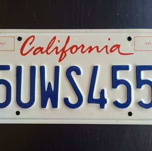 🌵🌵🌵California License Plate